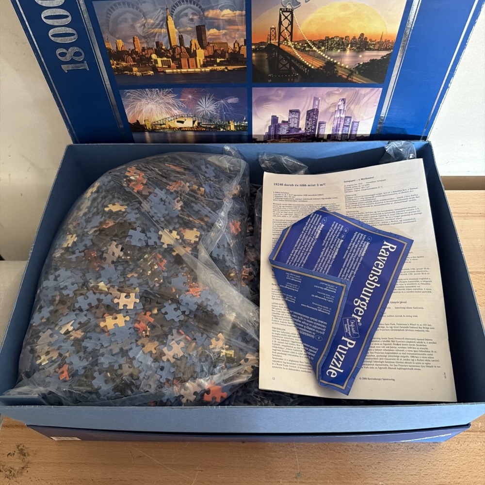 Ravensburger Puzzle 18000 Pieces Skylines of the World Not Complete 3 Of 4 Bags - Picture 2 of 2